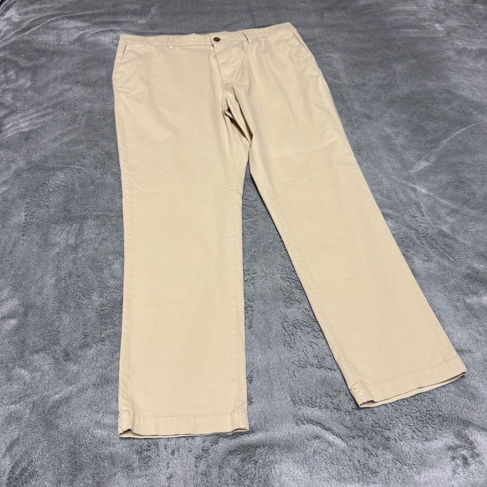 Bearbottom Chino Pants Mens XXL x 30" Beige Elastic Waist Stretch